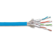 UL Rated Lozh Cat7 Shielded SSTP 600MHz 10g Ethernet Cable